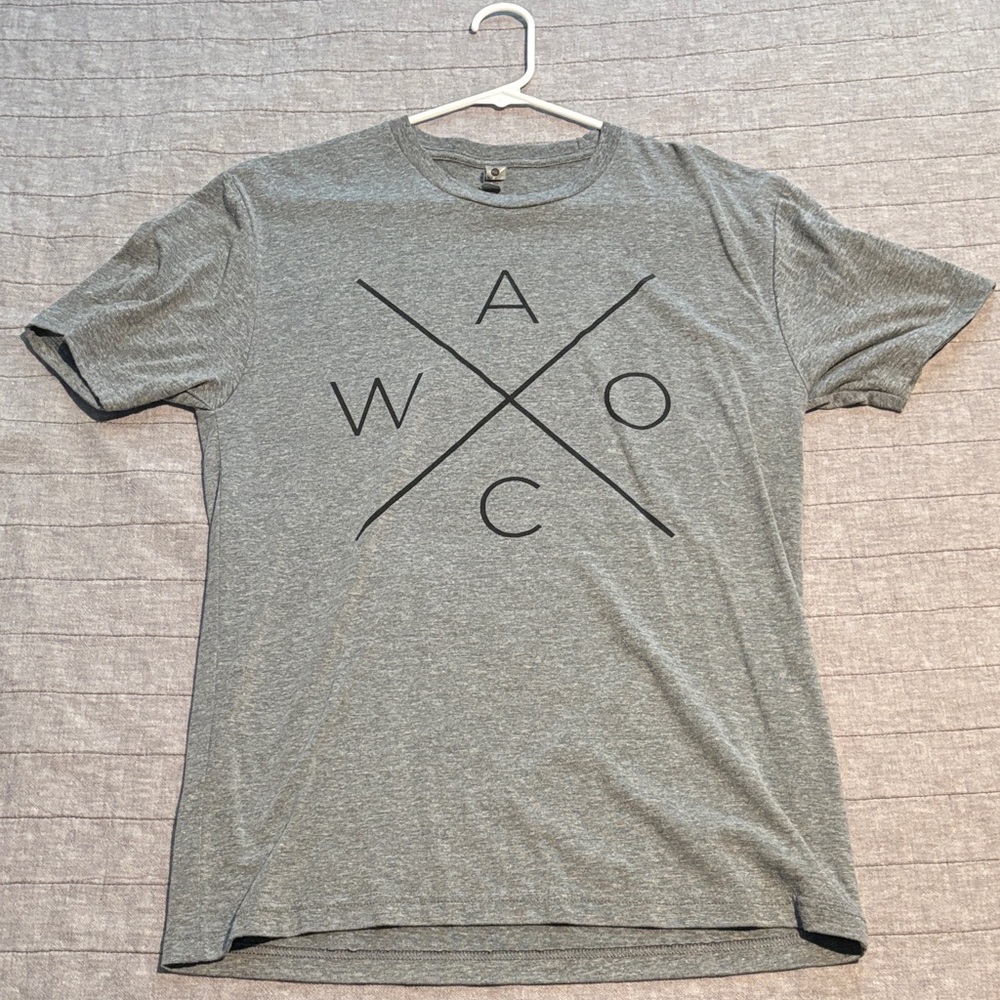 Next Level Apparel Heather Gray Waco Graphic Tee